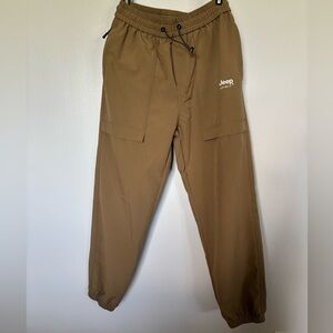 Jeep Spirit Cargo Pants Joggers Womens Juniors XL Brown High Rise Outdoor Hiking